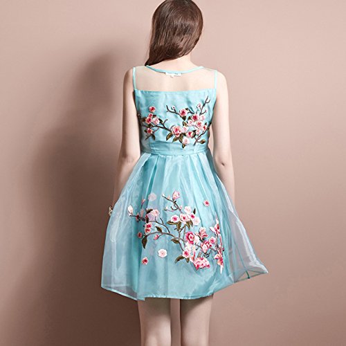 Organza Embroidered Gauze Dress Stitching on Luulla